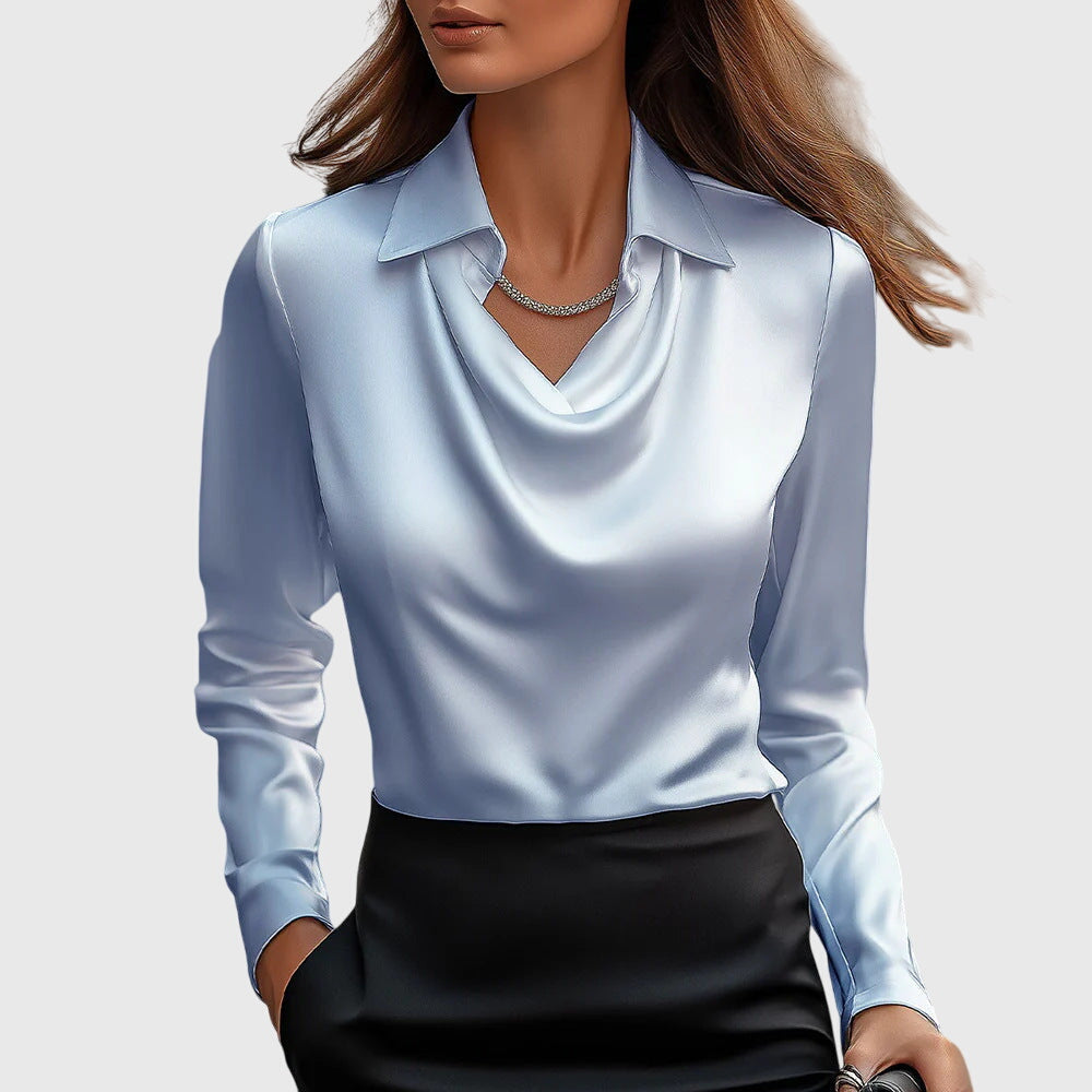 Elsie - Elegant Satin Blouse