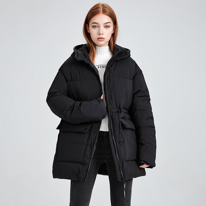 GWYNETH™ - Comfy Zip-Up Hooded Puffer Jacket