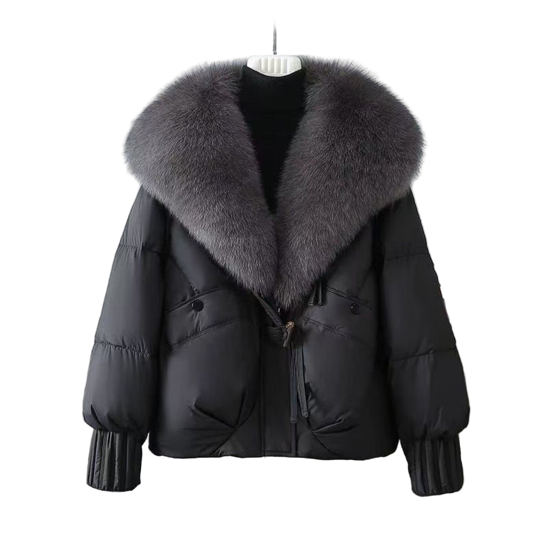 ELIZA™ - Winter Short Fur Collar  Jacket