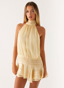 Fiona Boutique's - Chiffon Halter Mini