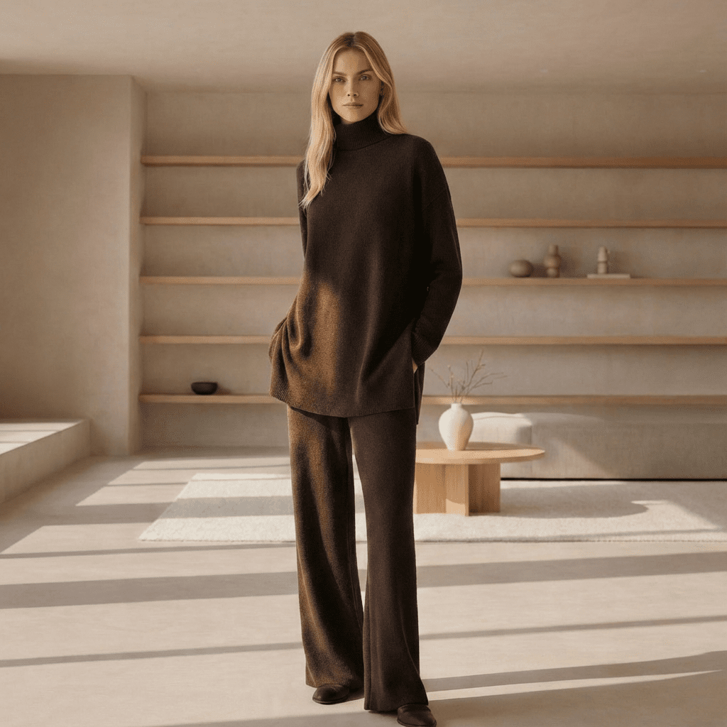 Arysa Knit Top & Pants Set