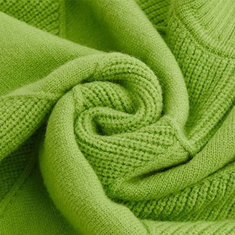 Scarlett™ | Textured Turtleneck Knit Sweater