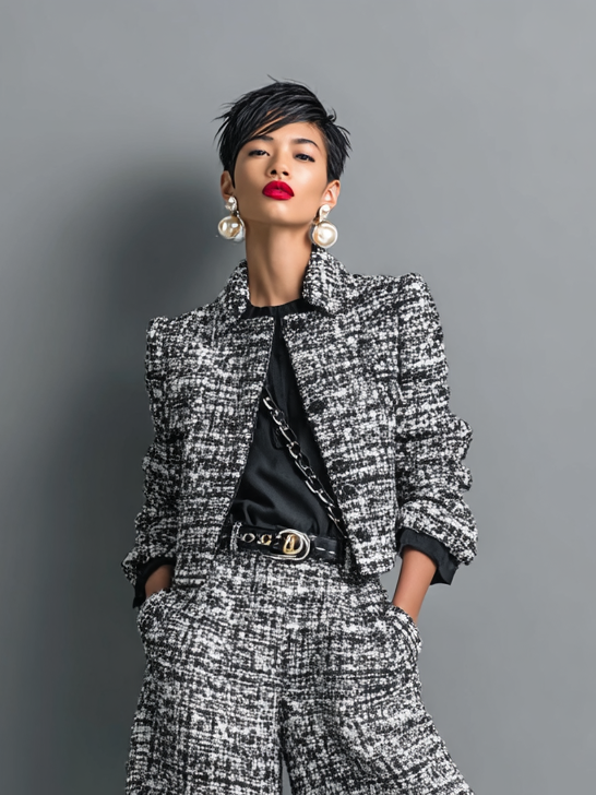 Aderet - Stylish Long Sleeved Jacket And Casual Pant