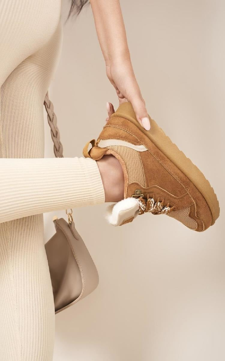 Chestnut Nova Cozy Fur-Lined Boots