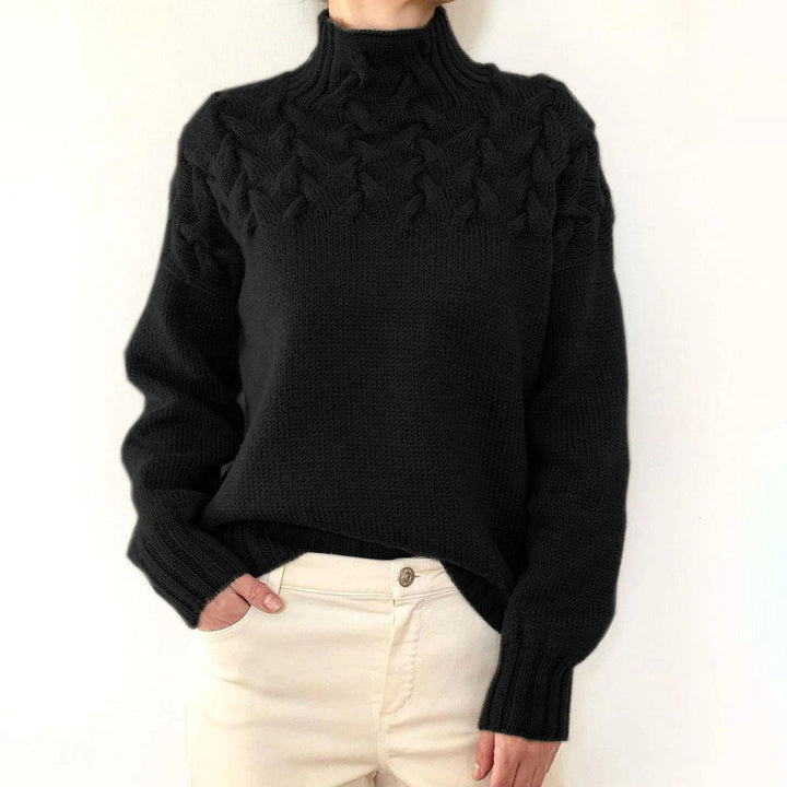 Chloe – Cosy Turtleneck Knit Jumper
